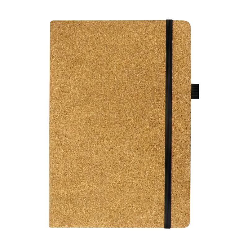 Eco-Friendly A5 Cork Notebook With Pen Loop & Bookmark